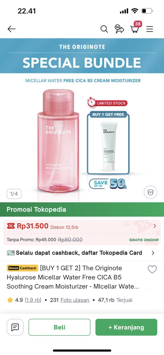 motivave's tweet photo. micellar water originote cuman 30k ajaa plis gentong bgt padahal 

https://t.co/A4QRS7NZM4

mw gentong https://t.co/OXv5sTa3Ya