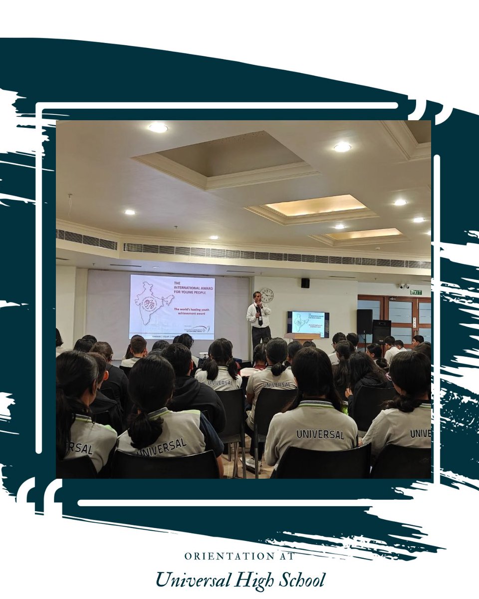 From the insightful Orientation Programme at Universal High School, Thane! 

The orientation ignited curiosity, enthusiasm, and a spirit of adventure amongst young people. Here’s to becoming #WorldReady 🚀

#IAYPIndia #UniversalHighSchoolThane