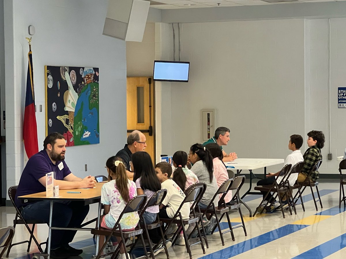 Thank you to our amazing Mock Interview panel, who met with 4th grade today - the kids may have started nervous, but they put on their best smiles and handshakes and finished strong! 💪 A great experience all around.