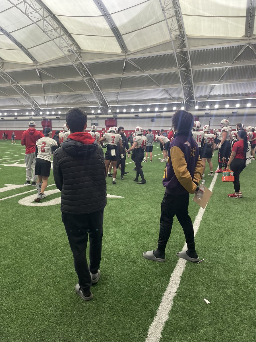 Thank you to Coach Fickell and Coach Reid for the invite! We are blessed that a few of our players were able to watch practice and see the facilities!