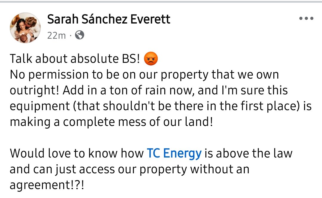 Ms_NaeNae03's tweet photo. Didn't realize that @ColumbiaGasOhio and @TCEnergy can just do whatever they want on people's property. 

Trespassing. Illegal staging. Destruction of property. 

It's shameful that my sister &amp; BIL up in Ohio are having to deal with this BS! 

Big corps need to DO BETTER! https://t.co/YcCkIeHkD7