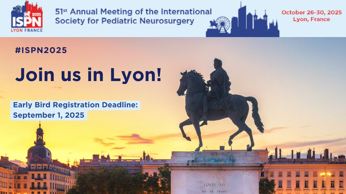 ✨ Join us in beautiful Lyon for #ISPN2025!

From groundbreaking research to stunning scenery and world-class cuisine, Lyon offers the perfect setting for learning and networking. Don’t miss out!

📍 Save your spot: bit.ly/43HIHLP