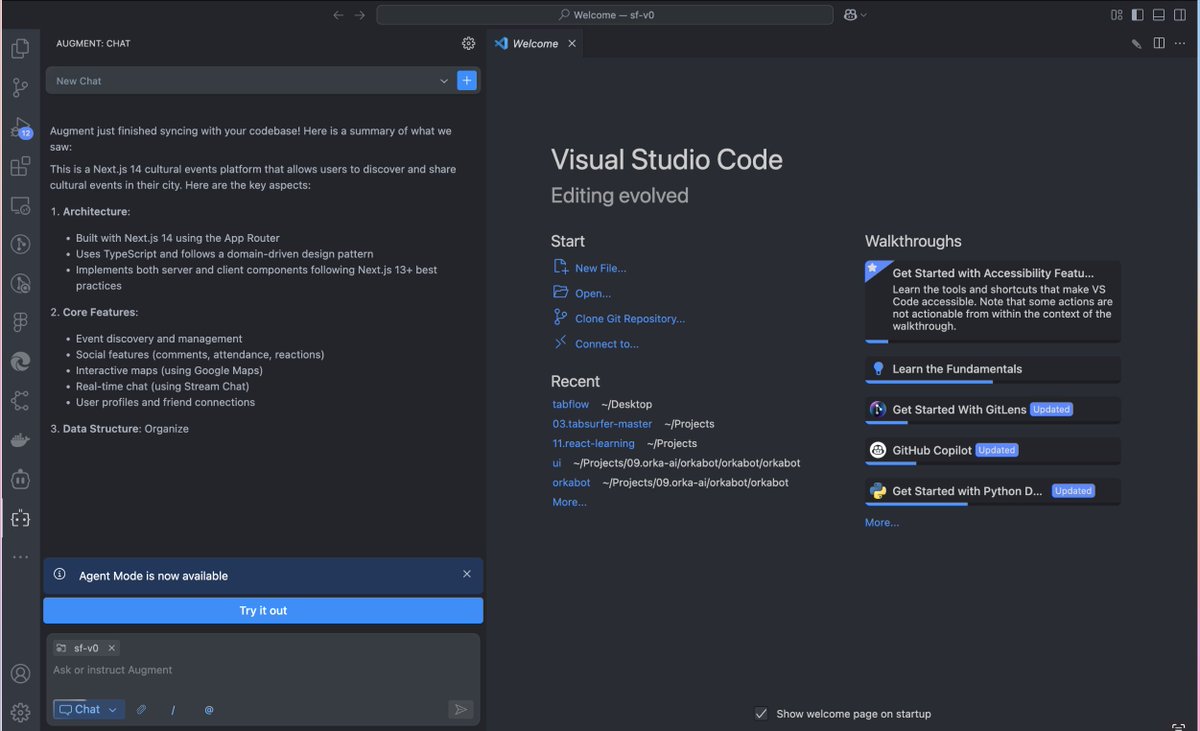 who else is givinvg @augmentcode  a spin while it's free? #vibecoding  #aicoding https://t.co/BaXHHP