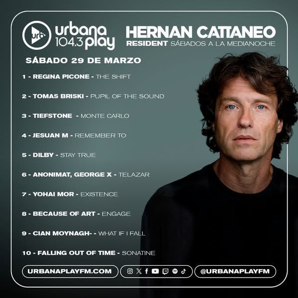 "Remember" sonando en el Resident 725!! Gracias <a href="/cattaneo_hernan/">Hernan Cattaneo</a>😃
