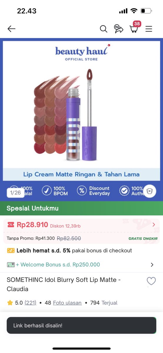 motivave's tweet photo. somethinc blurry idol lip cream matte https://t.co/6QF3FDfhjp
under 30k gass https://t.co/3Idm8oNEYO