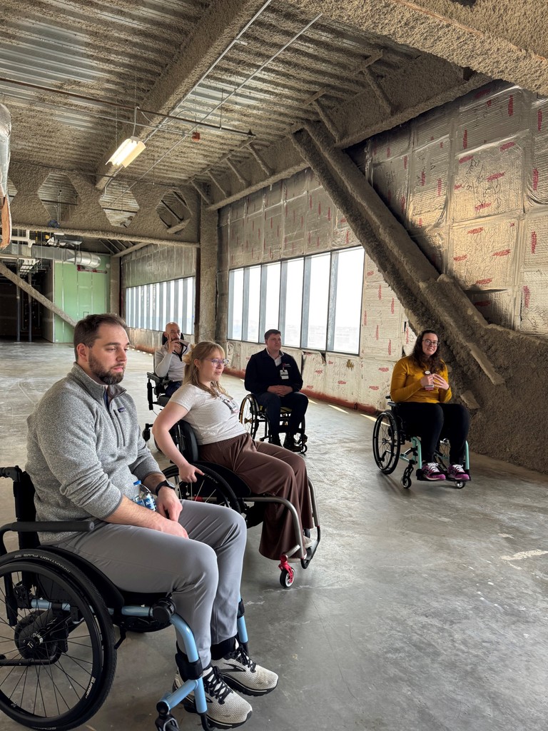 UofLPMR's tweet photo. Our residents had a fun didactics day learning all about wheelchairs. They even got to take different ones for a spin to help them better understand and help their patients who use wheelchairs.
#UofLPMR #PMR #Didactics #ResidentLife @UofL @UofLHealth @uoflmedschool https://t.co/2zDgli6qT7