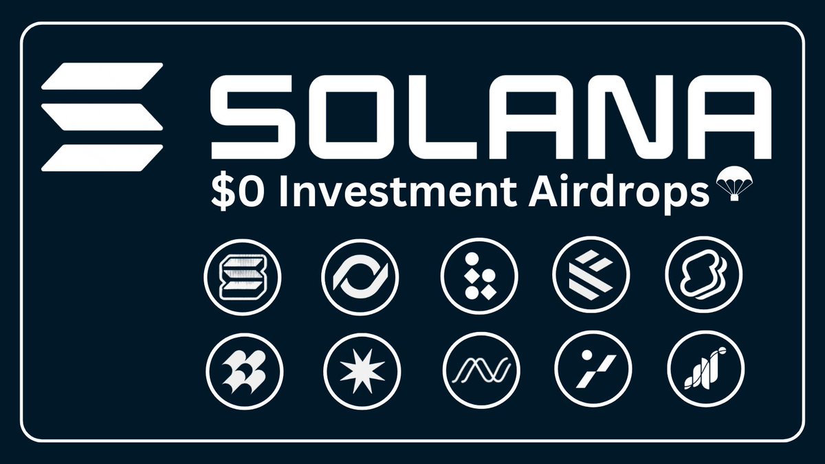 The market is red

The best thing you can do now is farming Airdrops

I've found all Solana Airdrops you can farm for FREE 👇🏼🪂