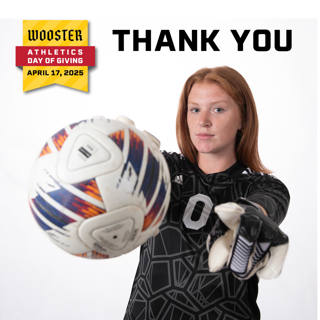 Thank you for supporting Wooster Athletics on our Day of Giving! Your Fighting Scot pride ensures that our student-athletes have access to great coaches, equipment, and the resources needed to thrive! #GoScots #ForeverFightingScots #ThankYou