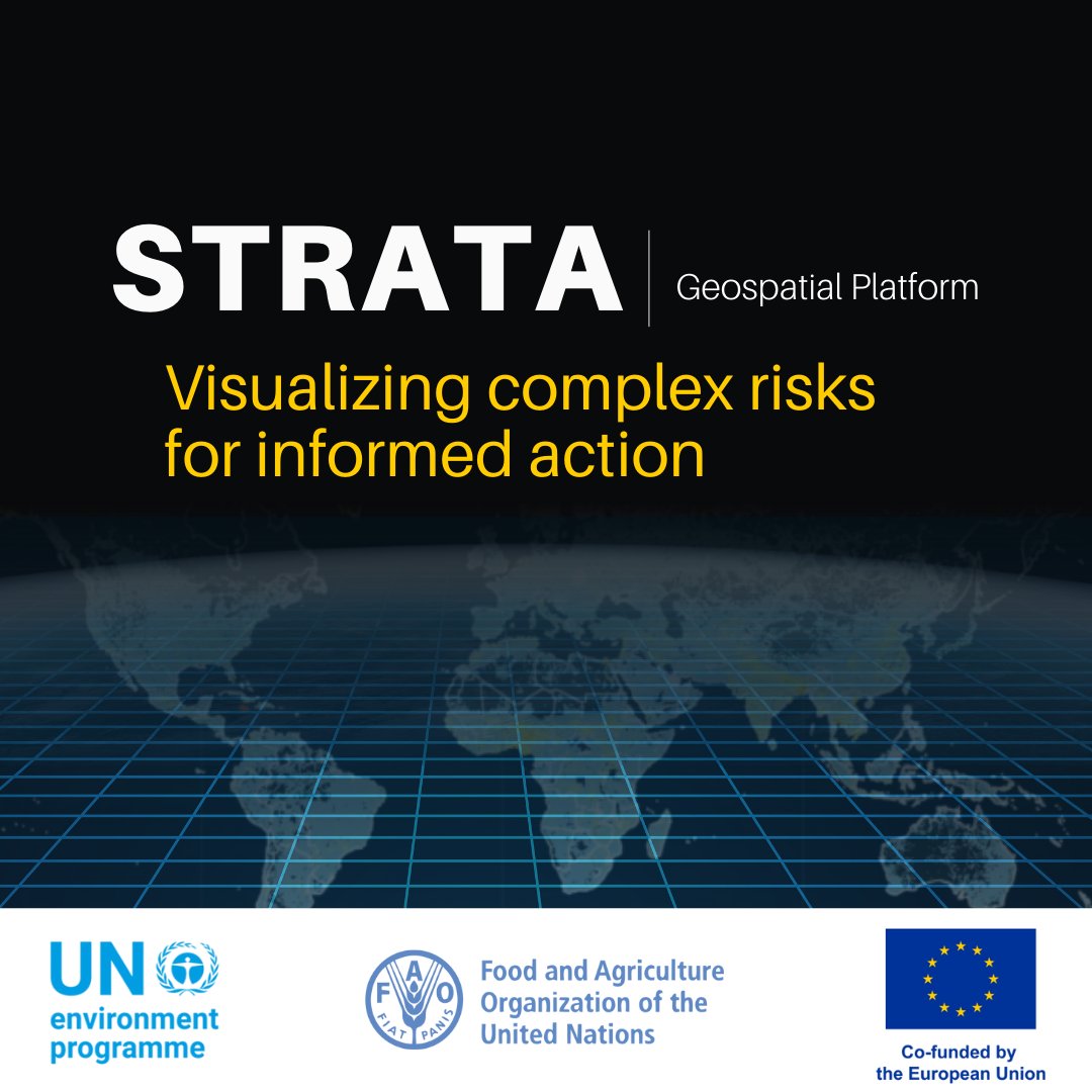 UN Environment Programme (@unep) on Twitter photo STRATA is a cutting-edge geospatial tool that combines climate, environmental, conflict, and socioeconomic data to pinpoint stress hotspots.
Developed by UNEP & <a href="/FAO/">Food and Agriculture Organization</a>, it helps policymakers & analysts monitor risks & make informed decisions.
Discover now:unepstrata.org STRATA is a cutting-edge geospatial tool that combines climate, environmental, conflict, and socioeconomic data to pinpoint stress hotspots.
Developed by UNEP & <a href="/FAO/">Food and Agriculture Organization</a>, it helps policymakers & analysts monitor risks & make informed decisions.
Discover now:unepstrata.org