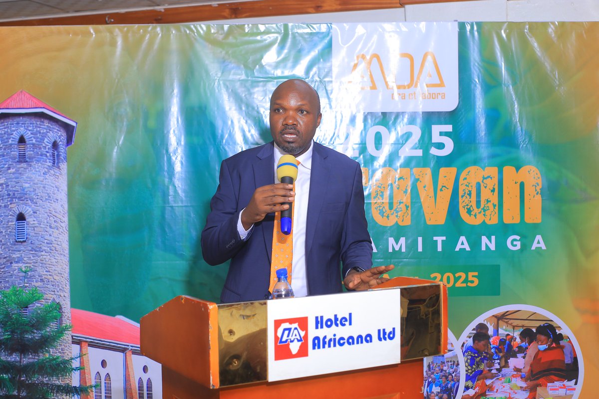 AMDAUganda's tweet photo. #HappeningNow: The launch of the 12th #AMDACaravan2025 to Nyamitanga Parish is underway at Africana Hotel, marking the start of preparations for our flagship annual visit to parishes in the Archdiocese of Mbarara. https://t.co/lkiVLUPcvq