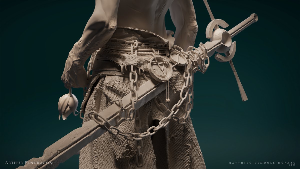 Mutodart_'s tweet image. Arthur Pendragon ⚔️
HighPoly Sculpt based on the brilliant @onismart_ 's artwork
#3dart #ZBRUSH #3dsculpt