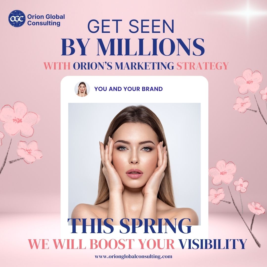 OrionGlobalCons's tweet image. 🌸 Spring into success with Orion Global Consulting! Elevate your business with expert digital solutions. Let&apos;s start a remarkable journey! 🚀 #SpringSuccess #DigitalMarketing #OrionGlobalConsulting