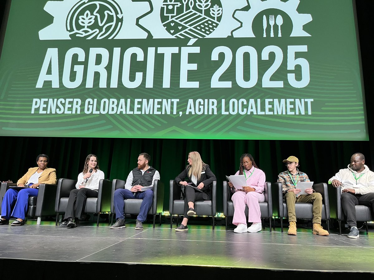 L’événement AgriCité a débuté ce matin au <a href="/CollegeLaCite/">LA CITÉ</a> avec un panel de diplômé.e.s et d’étudiant.e.s pour souligner 10 ans de programmes en techniques agricoles au Collège! #LaCitéRayonne