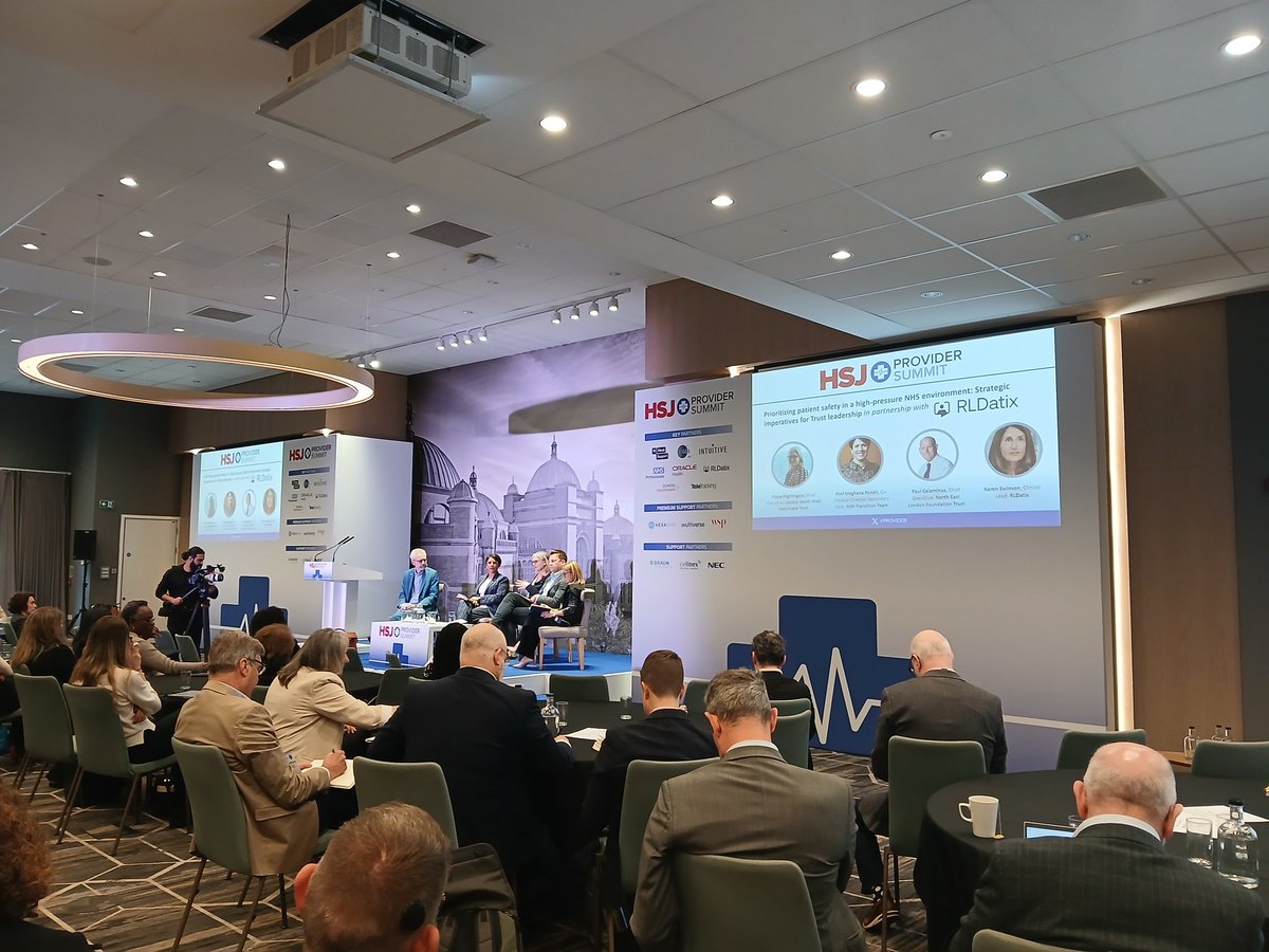An insightful session on patient safety <a href="/HSJEditor/">Alastair McLellan</a> <a href="/HSJnews/">Health Service Journal</a> #HSJProvider <a href="/nec_sws/">NEC Software Solutions</a>