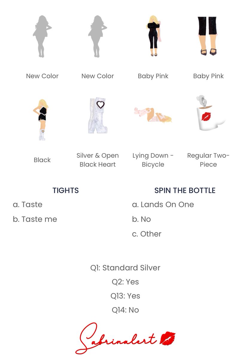 strwbrrycrushxX's tweet image. my friend picked out my answers for night 2! ❤️ #sabrinacarptener #sabrinalert #sharpesttool