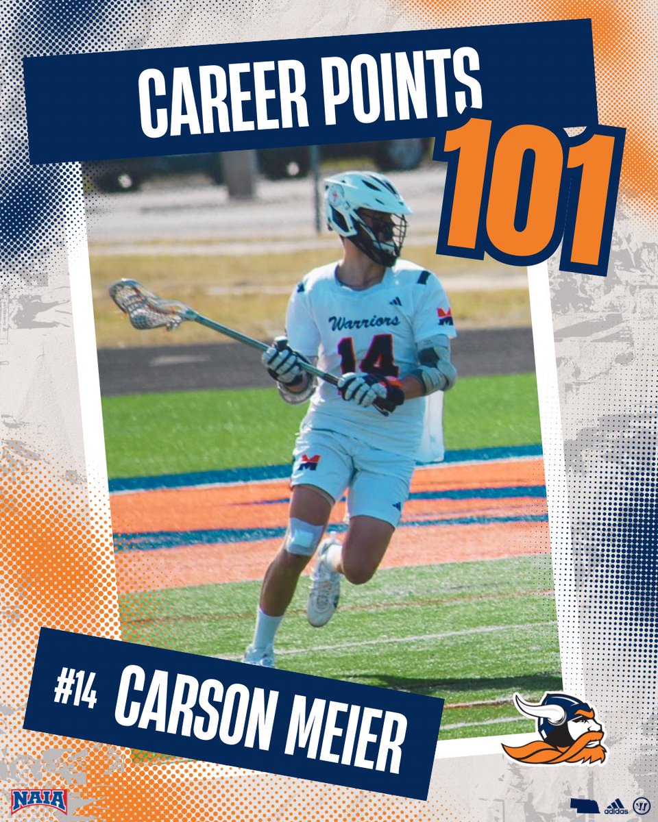 CAREER MILESTONE 🚨🤘

Carson Meier (Senior, Attack) just surpassed 100 career points. 

Congrats, 1️⃣4️⃣‼️

#OneTen #HornsUp #careermilestone