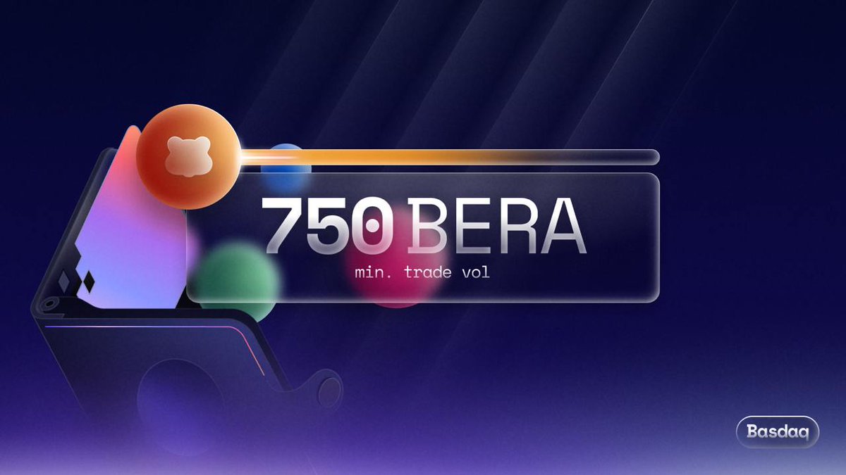GummiFi's tweet photo. How to enter? 

All you need to do is generate 750 BERA worth of total trading volume by the end of the competition to qualify. 

This is an anti-sybil measure to keep the competition fair. https://t.co/8HnCTC7st3