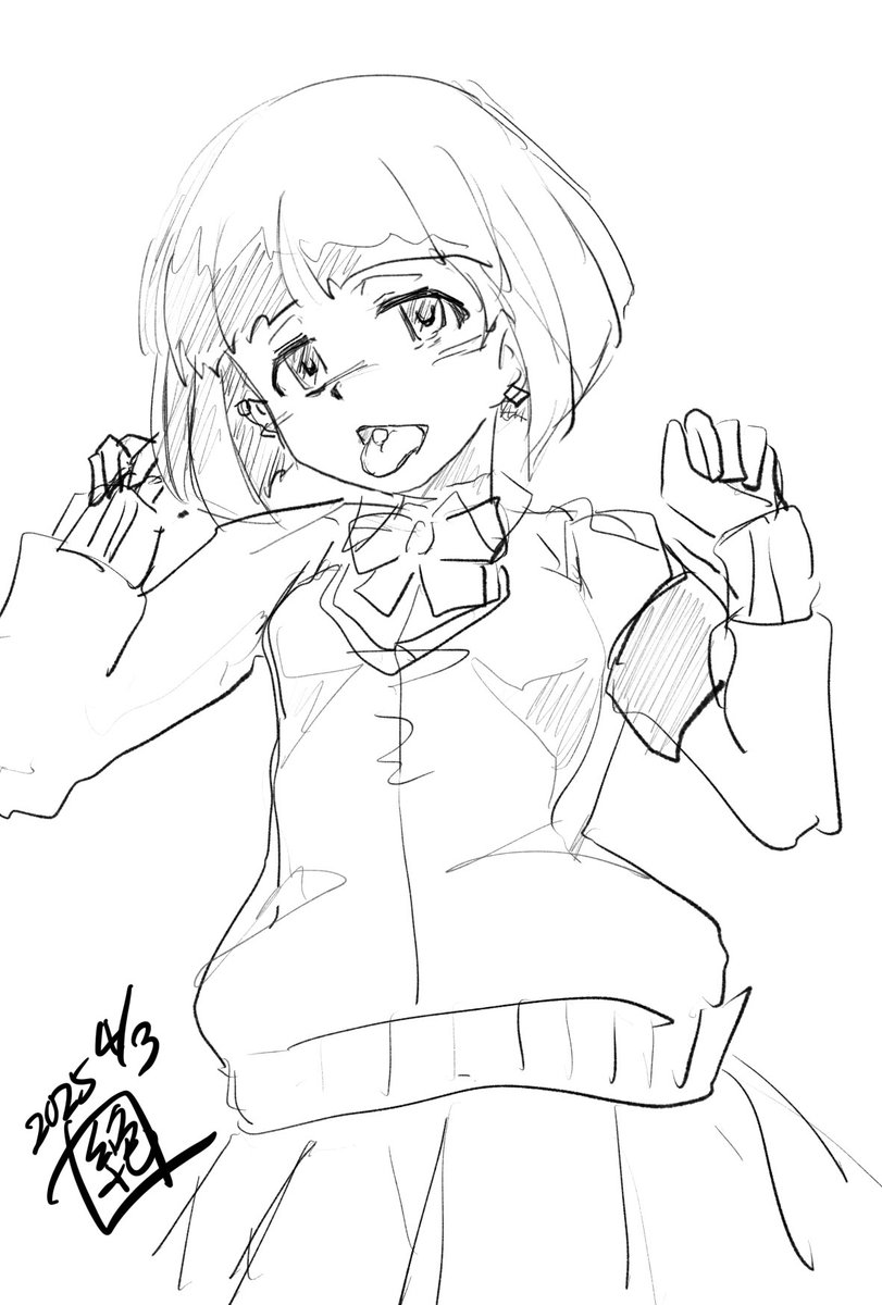 ギャルそど子を考えていたんだけど
髪型そのままだとやはりというか…
ギャルっぽくならない…
なんかもう少し…上手いこといかないものか…
ゴモヨとパゾ美は自分の中では上手く行ったかなーと思ってたんですが…
難しいですね 