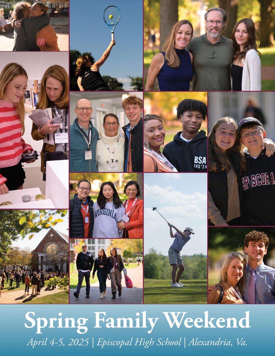 We’re so excited to welcome our families back to the Hill for Spring Family Weekend tomorrow! 🌸 Click the link for all the details: ow.ly/YE1050Vu21K