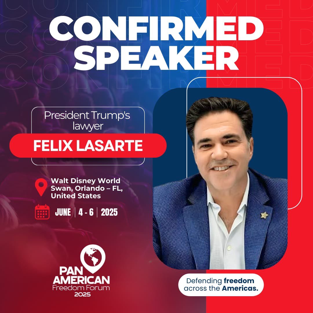 Look forward to speaking at this event #PanAmericanFreedomForum2025