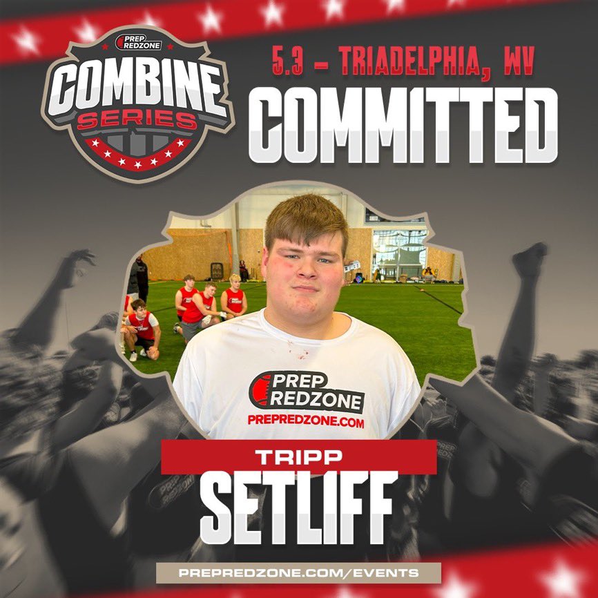 Tripp Setliff (@setlifftripp) on Twitter photo Thanks <a href="/PrepRedzoneWV/">Prep Redzone West Virginia</a> cant wait to get to work may 3rd💪
<a href="/billyseals47/">billy seals</a> <a href="/cody_carter04/">Cody Carter</a> <a href="/Mikesetliff3/">Mike setliff</a> <a href="/Brent_Terry/">Brent Terry</a> <a href="/CoachMikeHarris/">Coach Harris</a> <a href="/GordonCohagan/">Gordon Cohagan</a> <a href="/One11Recruiting/">One11 Recruiting</a> Thanks <a href="/PrepRedzoneWV/">Prep Redzone West Virginia</a> cant wait to get to work may 3rd💪
<a href="/billyseals47/">billy seals</a> <a href="/cody_carter04/">Cody Carter</a> <a href="/Mikesetliff3/">Mike setliff</a> <a href="/Brent_Terry/">Brent Terry</a> <a href="/CoachMikeHarris/">Coach Harris</a> <a href="/GordonCohagan/">Gordon Cohagan</a> <a href="/One11Recruiting/">One11 Recruiting</a>