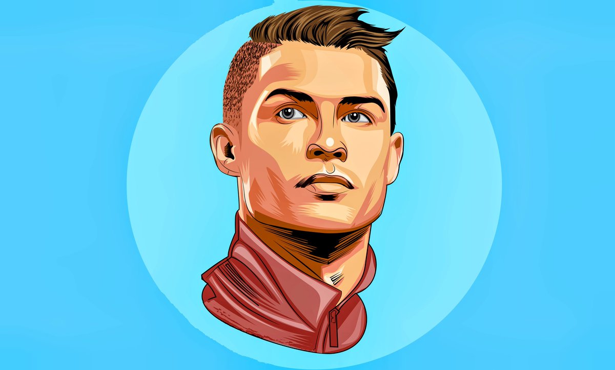 vectorizeimage's tweet image. I love him so much that I have nothing to give him but this is a small gift from me and I want the whole world to know him. One day I will meet him. #cristanoronaldo