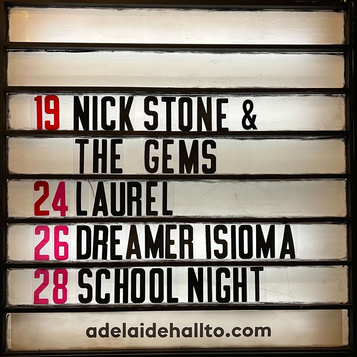 New season, new shows, but same old us! We're back for another month of fun. Check out what awesome nights are awaiting you at Adelaide Hall in April 💥 

Head to adelaidehallto.com for tickets!