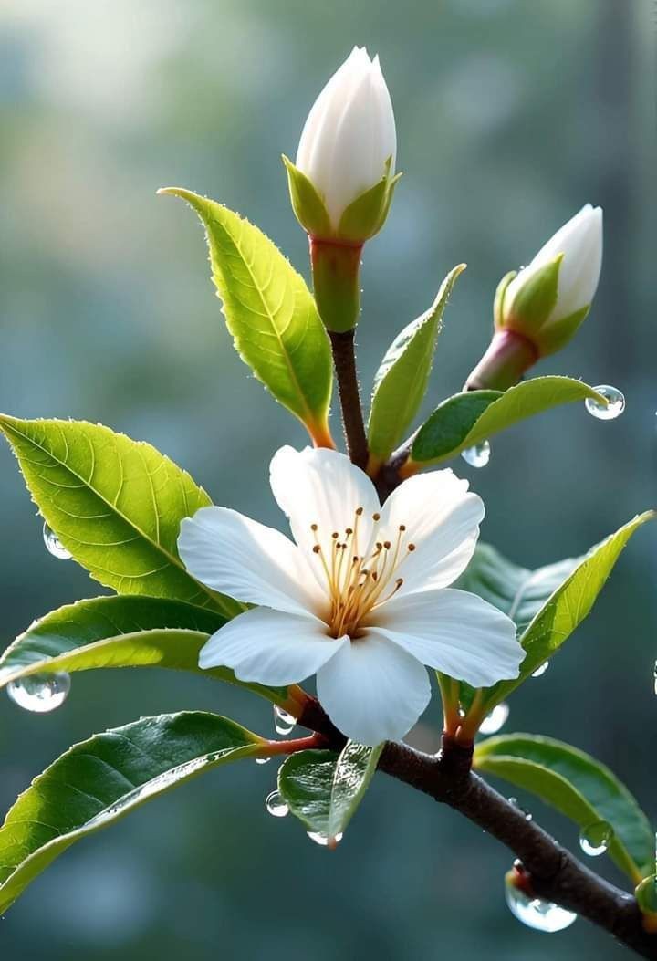 Beautifulenv's tweet image. Glossy, dark green leaves and fragrant white or light pink flowers that bloom in the spring. 
Native to southern China and other parts of Southeast Asia, it is commonly found on slopes and near streams and woodlands. 
#SpringtimeBliss  #springvibe