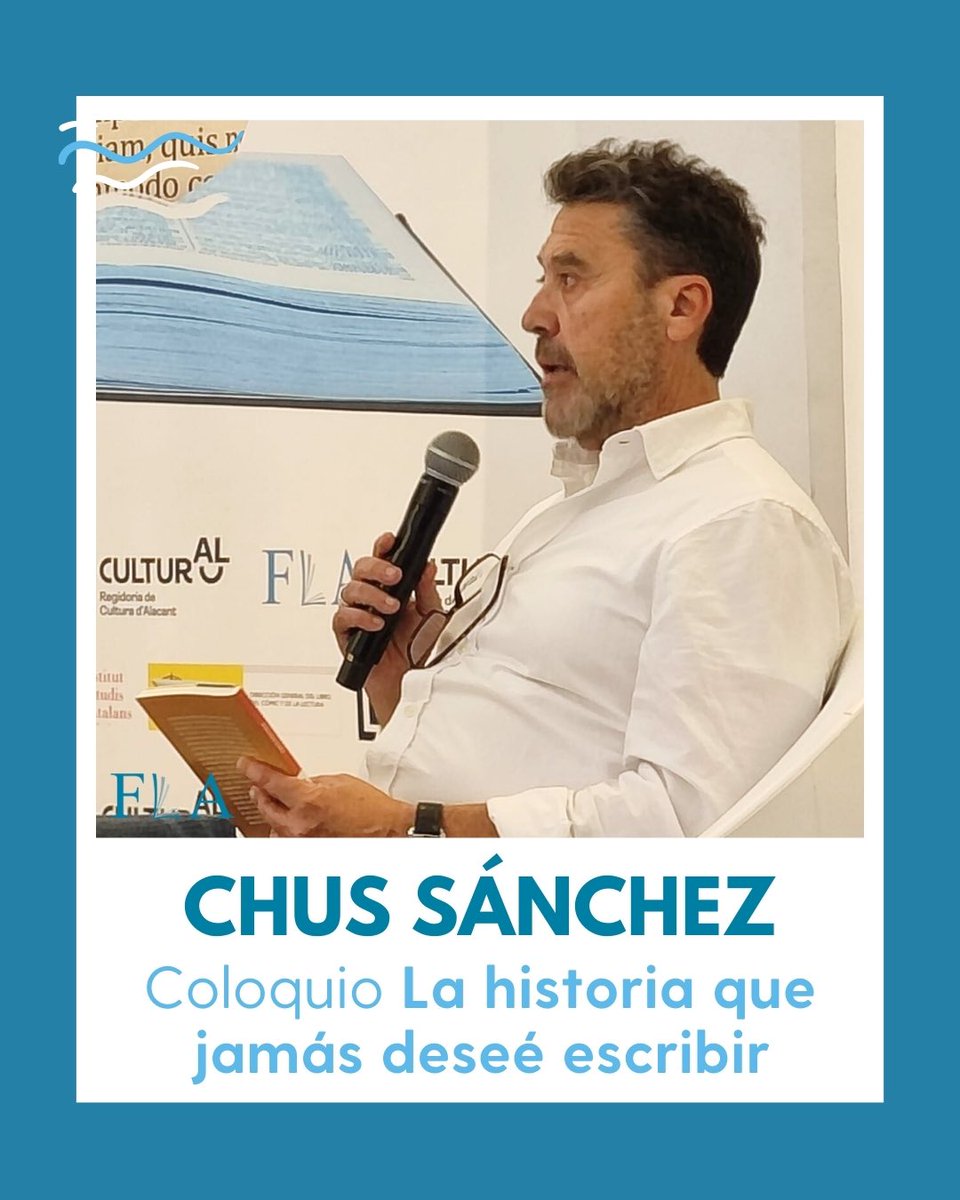 📚 Hoy en #FLAlicante: coloquio con la autora alicantina Chus Sánchez sobre La historia que jamás deseé escribir.

Presentó el escritor José Carlos Domínguez.
Una charla íntima sobre escribir desde la herida y la verdad. ✨

📍 Espacio Séneca