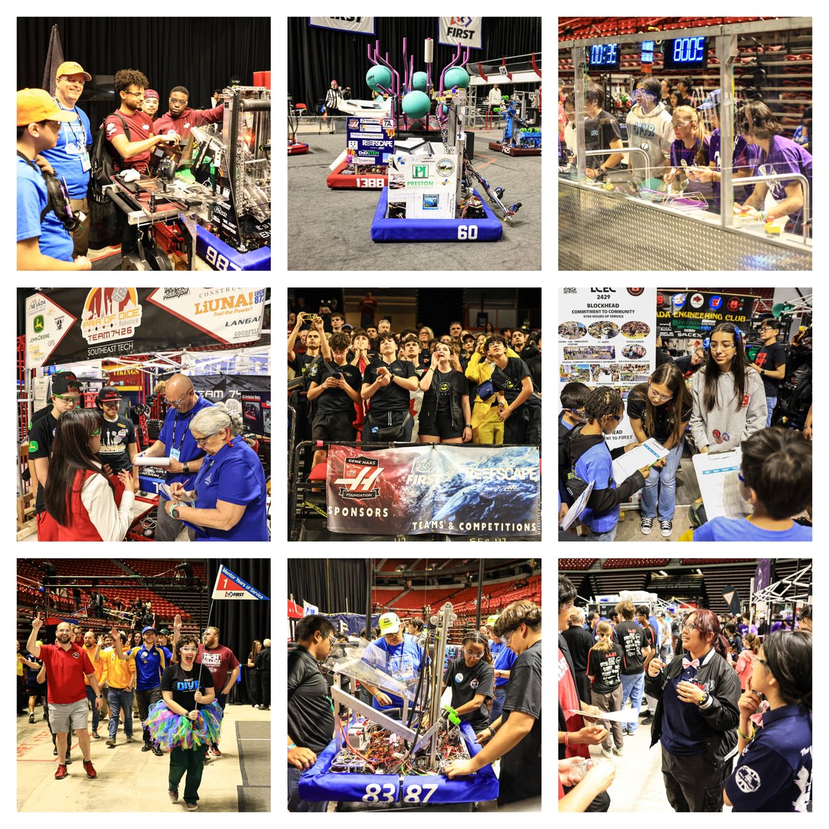 🎉 Huge congrats to all the teams at the Las Vegas Regional/FIRST Robotics! 🤖💥 Your passion &amp; teamwork were incredible! Shoutout to those heading to the FIRST World Championship! 🚀 Thanks to everyone who made this event amazing, especially Yenor Photos! 📸✨ #morethanrobots🌟