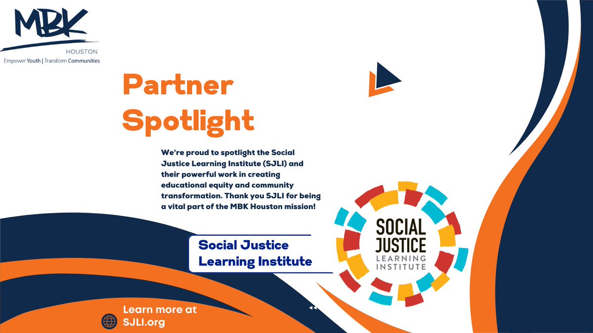 Big shoutout to @SJLI_Houston + Regional Director Kim Upchurch for leading the charge at our recent #EmpowerED event! Their commitment to equity, youth voice, and transformative education is what partnership looks like. 💪🏽 Learn more: [sjli.org]