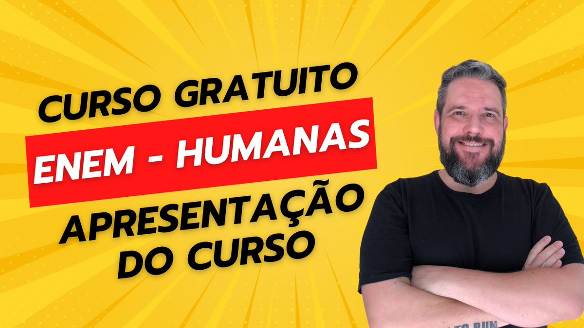 filipeferrari's tweet image. Study, seguinte:

Lancei um curso totalmente gratuito de Humanas para o Enem.

Não só com aulas, mas também material e exercícios.

A apresentação do curso e a primeira aula já estão online. Ajudem a divulgar dando aquele RT maroto :D

youtube.com/playlist?list=…