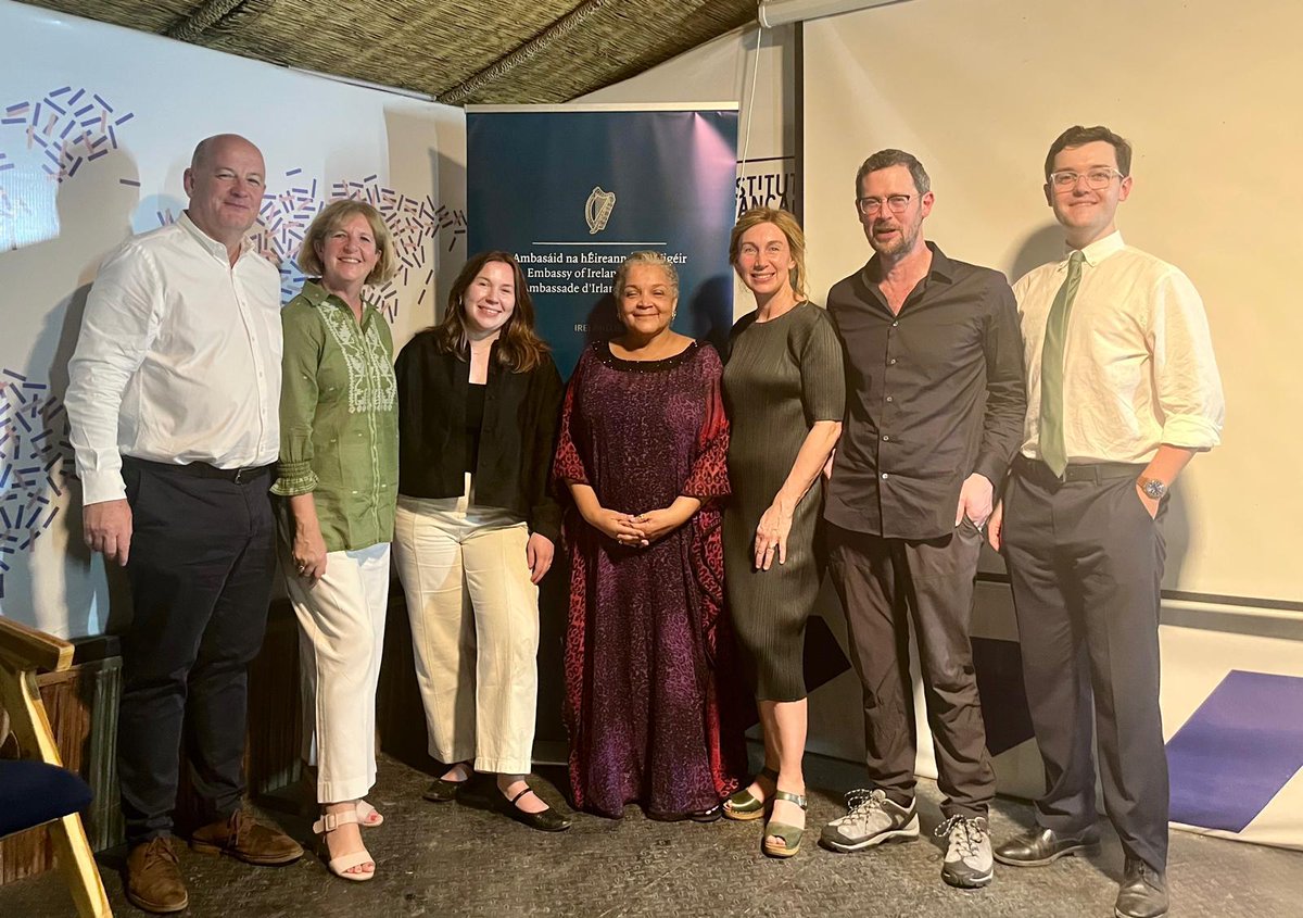 Aduke Gomez (@duksyg) on Twitter photo Delighted to have been in conversation with <a href="/RuanMagan/">Ruan Magan</a> after the recent screening of his fascinating and insightful new film about the life of Saint Patrick.
Many thanks to the <a href="/IrlEmbNigeria/">Embassy of Ireland Nigeria</a>, <a href="/PeterRyanEire/">PeterRyanIreland</a> and Ríon McCall Magan for making time happen. Delighted to have been in conversation with <a href="/RuanMagan/">Ruan Magan</a> after the recent screening of his fascinating and insightful new film about the life of Saint Patrick.
Many thanks to the <a href="/IrlEmbNigeria/">Embassy of Ireland Nigeria</a>, <a href="/PeterRyanEire/">PeterRyanIreland</a> and Ríon McCall Magan for making time happen.