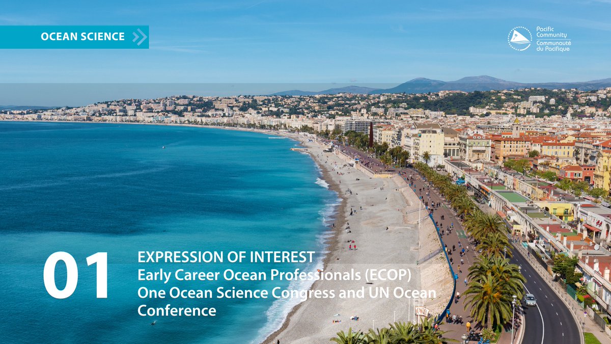 📷 Are you an ECOP from the Pacific? Here's your chance to engage in global ocean dialogue and contribute to shaping the #future of our shared #ocean. 
Apply now to join the One Ocean Science Congress and the 2025 UN Ocean Conference: bit.ly/41LS4Zx