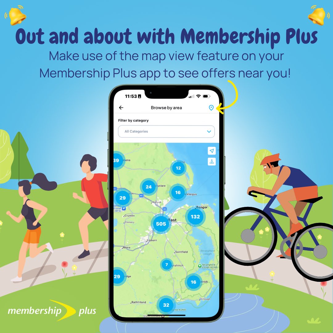 UTU_edu's tweet photo. 📍Out and About with Membership Plus! 🎉

Did you know your Membership Plus app has a map view feature? 🗺️✨ 

Find exclusive discounts near you in just a few taps! 🛍️🍽️🎟️

💡 How to use it:
🔹 Open the Membership Plus app
🔹 Tap on map view 🗺️ https://t.co/Ox7o53NDCD