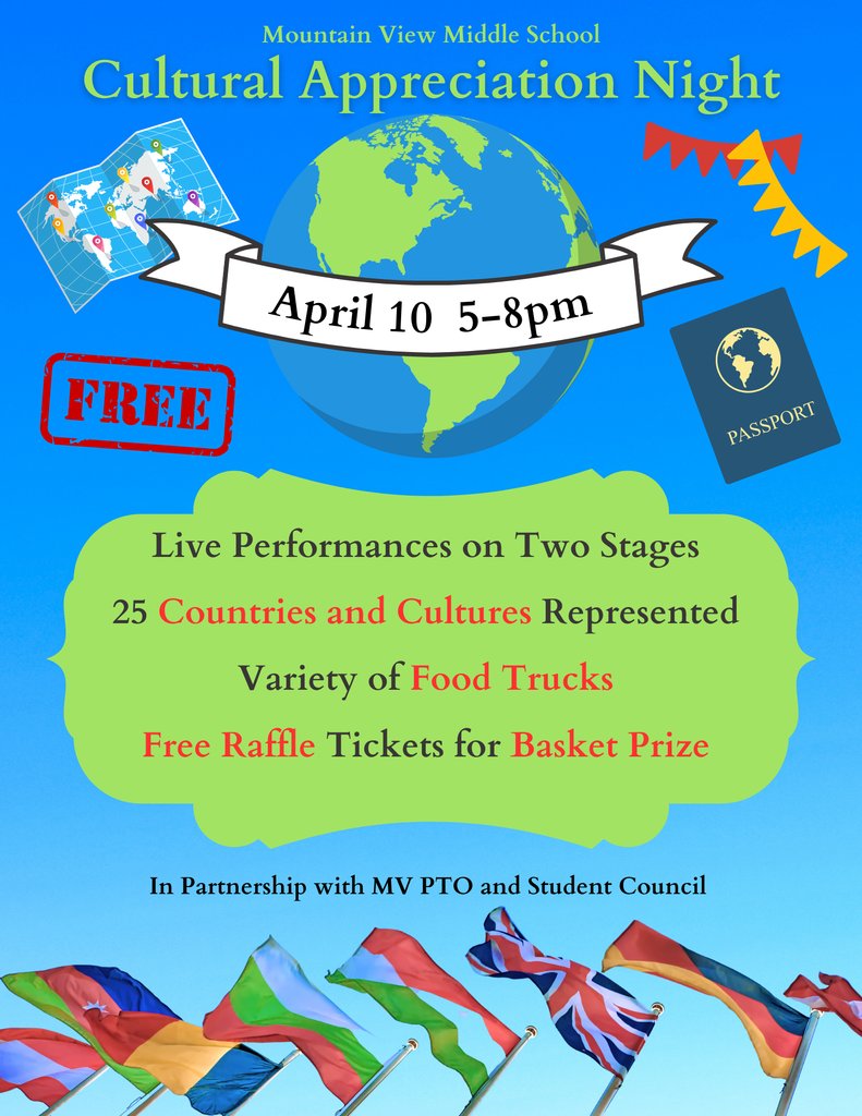 Join us next Thursday, April 10 from 5-8pm for our annual Cultural Appreciation Night!