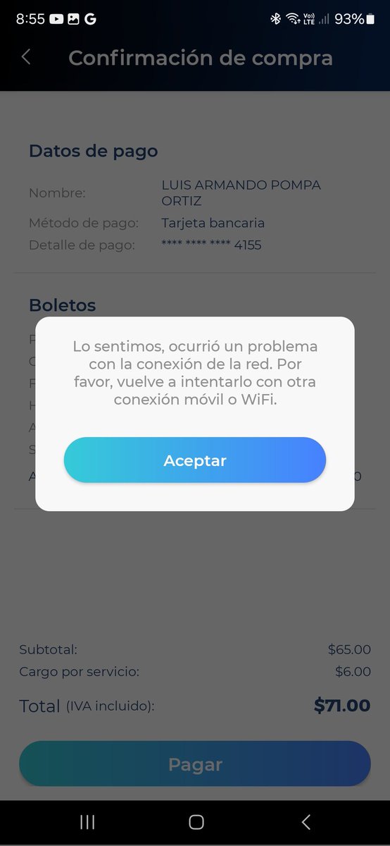 mrtekoek's tweet photo. @AyudaCinepolis Buen día. Quiero pedir ayuda con un problema qué tengo desde hace más fe un año. Siempre que quiero comprar boletos desde la app Siempre me aparece este mensaje. He cambiado de celular por uno nuevo y sigue sucediendo el mismo problema https://t.co/0cbEwnJW2M