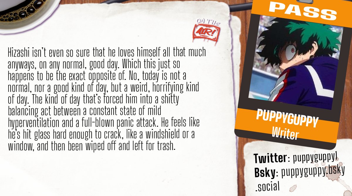 On The Air! A Present Mic Zine - Production tweet media