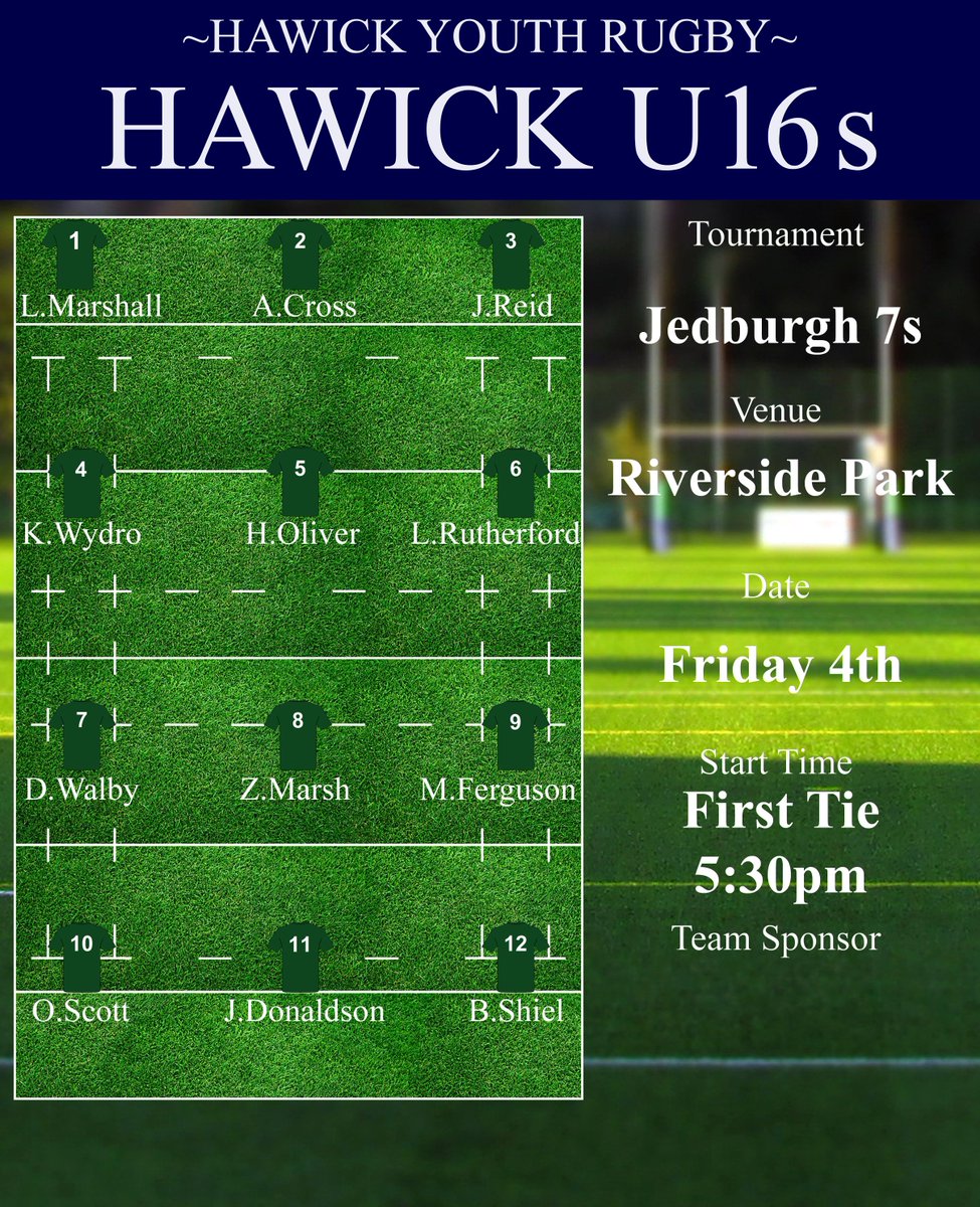 Go well lads 💪🏉💚
#HawickYouthRugby #BIHB #AONR