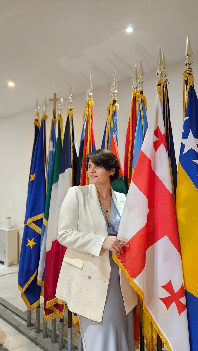 🎉Proud to celebrate a new milestone: completing Master's in European Governance at #ELGS with graduation in the historic cradle of #democracy 🇬🇷 Grateful to <a href="/eplo_news/">EPLO</a> Organization for this opportunity and excited to contribute 2🇬🇪 ’s 🇪🇺 journey with the knowledge gained 🎓💪