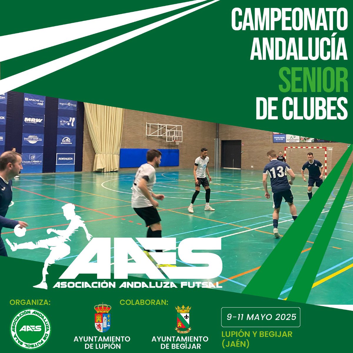 Sedes de los Campeonatos de Andalucia de clubes