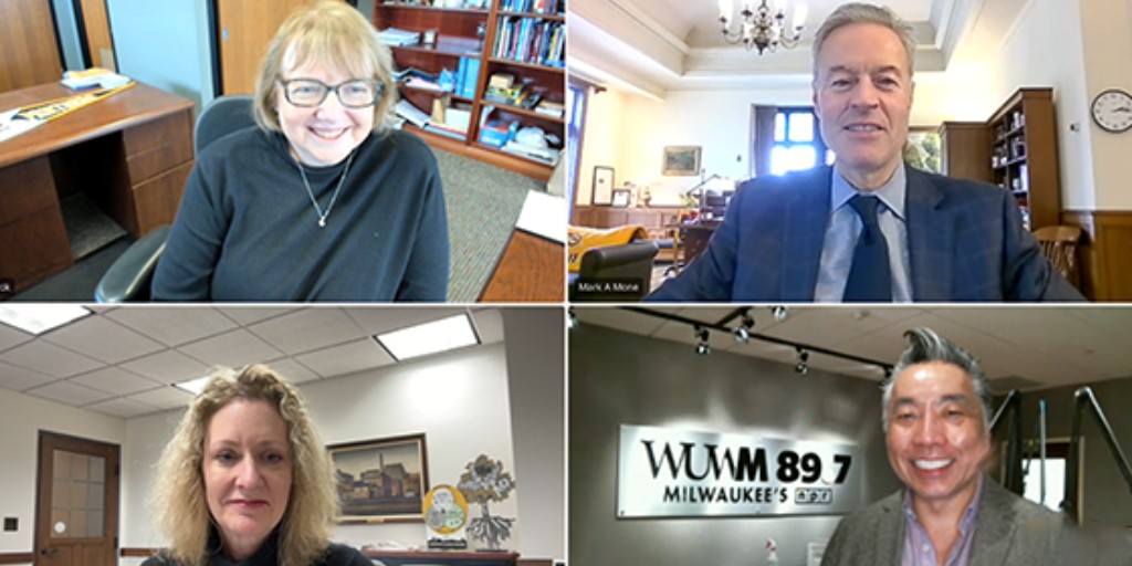 Mark Mone (@markmone) on Twitter photo Wisconsin has a growing need for health care workers and #UWMHealth programs need more classrooms and labs. Listen as <a href="/WUWMradio/">WUWM 89.7 FM</a>'s David Lee, <a href="/UWM/">UW-Milwaukee</a>'s Kim Litwack and Robin Van Harpen and I discuss plans for a state-of-the-art learning space. wuwm.com/uwm-chancellor… Wisconsin has a growing need for health care workers and #UWMHealth programs need more classrooms and labs. Listen as <a href="/WUWMradio/">WUWM 89.7 FM</a>'s David Lee, <a href="/UWM/">UW-Milwaukee</a>'s Kim Litwack and Robin Van Harpen and I discuss plans for a state-of-the-art learning space. wuwm.com/uwm-chancellor…