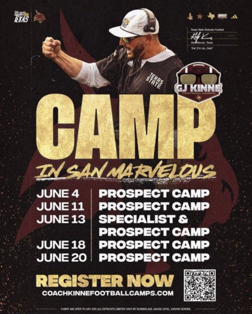 Anthony Vasquez (@anthonyv_4) on Twitter photo Thank You <a href="/coach_tsmith17/">Tyler Smith</a> for the amazing opportunity and inviting me to go show my ball skills at the Texas State Camp!
<a href="/CoachRWarner/">Ryan Warner</a>
<a href="/GardinerKlay/">Coach KLAY Gardiner</a>
<a href="/RecruitPHFB/">Pebble Hills HS Football Recruitment Page</a> Thank You <a href="/coach_tsmith17/">Tyler Smith</a> for the amazing opportunity and inviting me to go show my ball skills at the Texas State Camp!
<a href="/CoachRWarner/">Ryan Warner</a>
<a href="/GardinerKlay/">Coach KLAY Gardiner</a>
<a href="/RecruitPHFB/">Pebble Hills HS Football Recruitment Page</a>