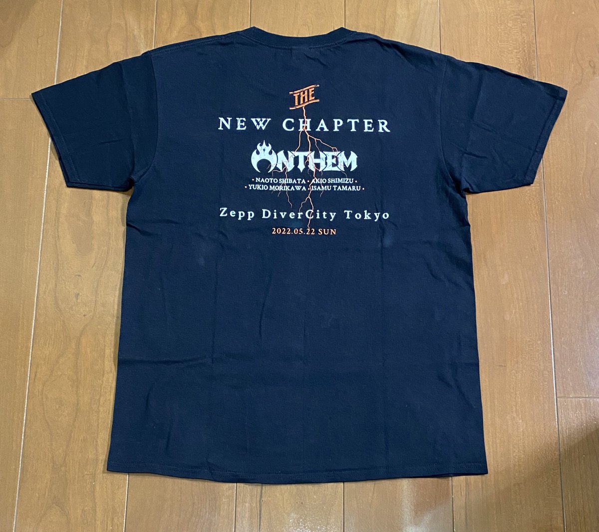 Hiroshi2k0714's tweet image. #今日はこのTシャツ

おはようございます😄
今日はこれ！

カッコいいTシャツ着てますねと言われた、このTシャツです😄

#ANTHEM 
#TheNewChapter