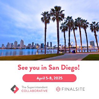 Excited to be in San Diego for the ASU + GSV Summit next week. Great chance to connect with leaders who are shaping the future of K-12 education. Message me if you’re headed out! Finalsite has some special events planned that I’d love to tell you about.

See you in San Diego! 🌴