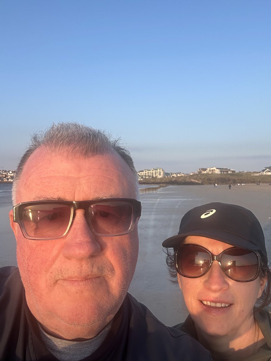 A dander along Portstewart Strand on a wonderful evening is great for the mind! #steps