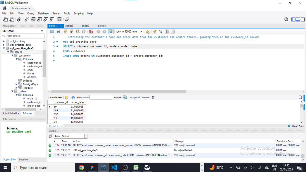 Abdulma95908475's tweet image. #TechSkills #LearningSQL #DatabaseQueries