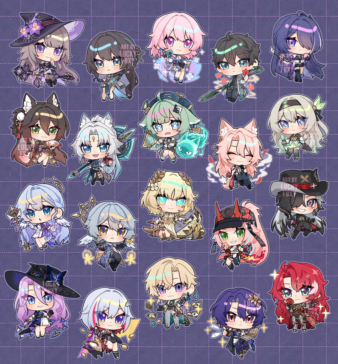 #HonkaiStarRail chibi