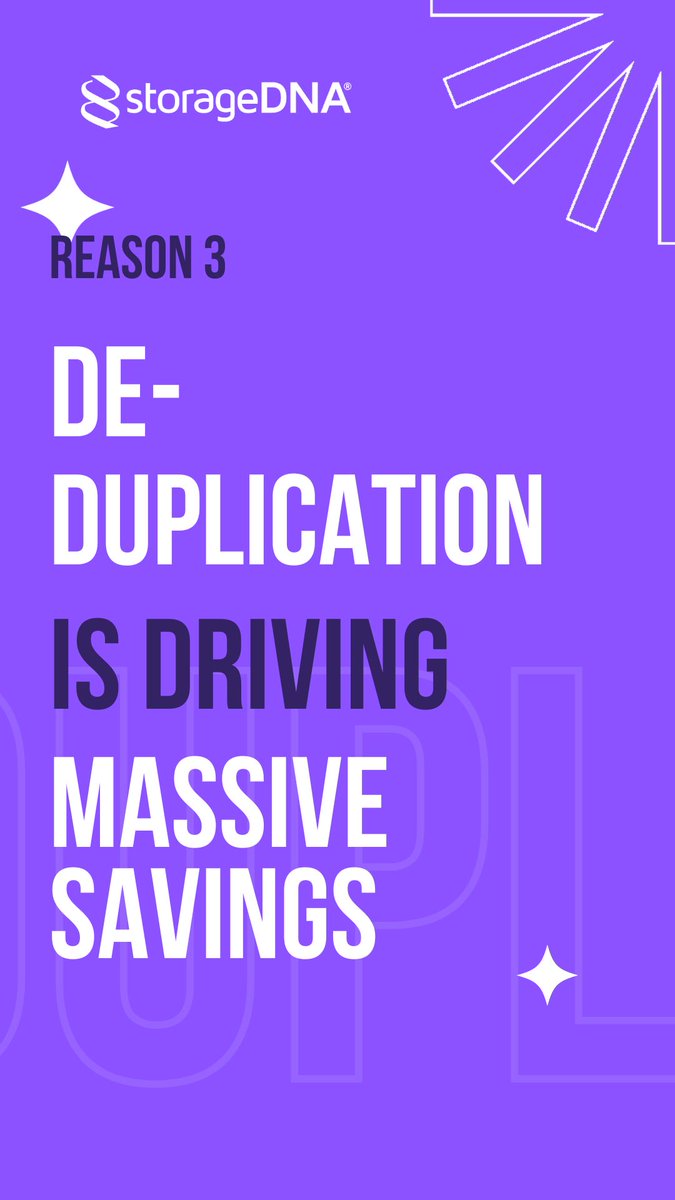 Duplicate media wastes storage &amp; budget! DNAfabric’s de-duplication tool eliminates redundant files, saving time, space &amp; costs.
Watch: youtube.com/shorts/FIck0k-…
📍Visit NAB 2025 (Booth SL3305)
👉 Book a demo: storagedna.com/DNAfabric3/nab

#NAB2025 #StorageDNA #DNAfabric #DeDuplication