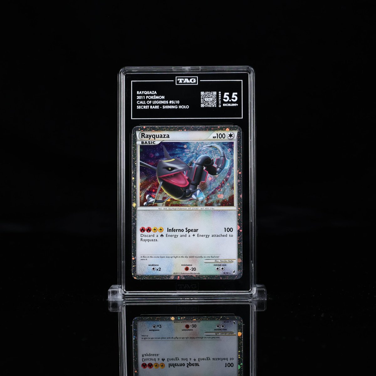 Soreyyavt's tweet image. Day 2 of #taggrading 

Had this absolute banger 

Thought it was gonna get a 6 it got a 5.5 so I’m not to upset 

I love this card so much 

Come back for day 3 tomorrow ❤️❤️❤️❤️

And check out day 1 if you haven’t yet

#Pokemon #pokemontcg #cardgrading